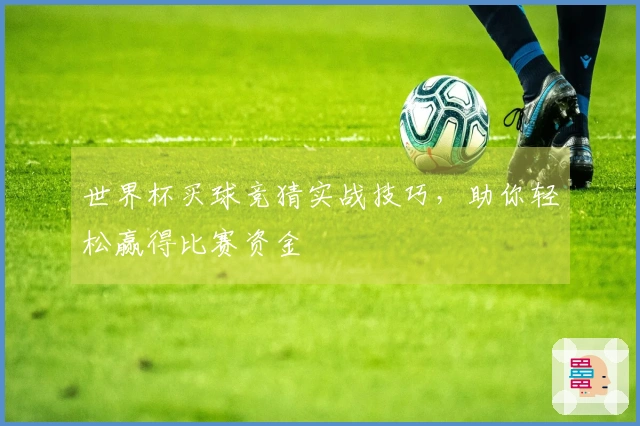 世界杯买球竞猜实战技巧，助你轻松赢得比赛资金